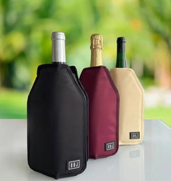 BOJ viini- ja shampajanj&auml;&auml;hdytin | geelit&auml;yte | nylon | punainen