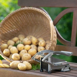 Westmark Pomfri-Perfect vihannes- ja juuresleikkuri | 3 ter&auml;levy&auml; 9, 10 ja 12 mm