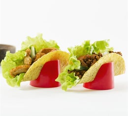 Dalolind&eacute;n tacoteline | 4 kpl/pkt | punainen