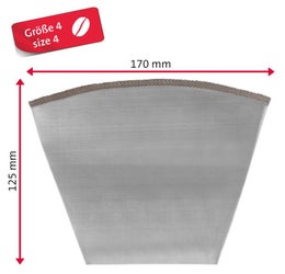 Westmark kahvin suodatinpussi | ter&auml;s | koko 4