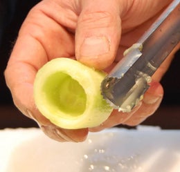 de Buyer hedelm&auml;pora | ter&auml;s | liukumaton kahva | &Oslash; 1,2 cm | oranssi