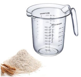 Westmark mittakannu | SAN muovi | mikron kest&auml;v&auml; | 0,5 L