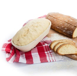 Westmark kohotuskori + kangas | rottinki | ovaali | korkeus 7,1 cm | 27,5x14 cm