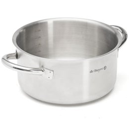 de Buyer PrimAppety teräskattila | korkeus 10,4 cm | Ø 20 cm | 3 L