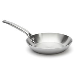 de Buyer Alchimy paistinpannu | ter&auml;s | 3-kerrosrakenne | korkeus 4,3 cm | &Oslash; 24 cm