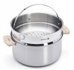 de Buyer Alchimy LOQY ter&auml;skasari | irroitettava kahva | korkeus 12,8 cm | &Oslash; 24 cm | 5,5 L