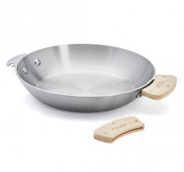 de Buyer LOQY Alchimy paistinpannu | ter&auml;s | irroitettava kahva | korkeus 4,5 cm | &Oslash; 28 cm