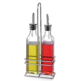 Hendi &ouml;ljy- ja viinietikkapullo setti | lasi | ter&auml;s | 2x237 ml