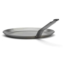 de Buyer Carbone Plus kreppipannu | hiiliter&auml;s | rautakahva | korkeus 1,3 cm | &Oslash; 24 cm