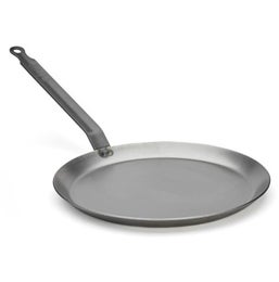 de Buyer Carbone Plus kreppipannu | hiiliter&auml;s | rautakahva | korkeus 1,5 cm | &Oslash; 26 cm