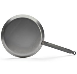 de Buyer Carbone Plus kreppipannu | hiiliter&auml;s | rautakahva | korkeus 1,5 cm | &Oslash; 26 cm