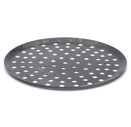 de Buyer Blue Steel pizzapelti | hiiliter&auml;s | rei'itetty | korkeus 0,8 cm | &Oslash; 32 cm
