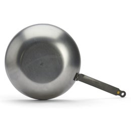 de Buyer Mineral B wokkipannu | hiiliter&auml;s | korkeus 8 cm | &Oslash; 28 cm