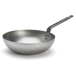 de Buyer Mineral B wokkipannu | hiiliter&auml;s | korkeus 8 cm | &Oslash; 28 cm