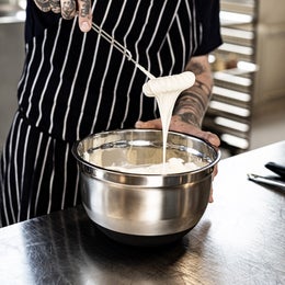 Exxent vatkauskulho reunalla | ter&auml;s | silikonipohja | &Oslash; 18 cm | 1,5 L