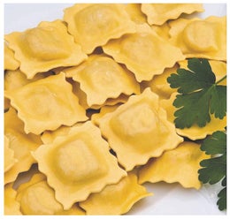 Weis raviolistanssi | ter&auml;s | neli&ouml; | 6x6 cm