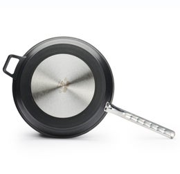 de Buyer Choc Extr&ecirc;me paistinpannu | alumiini | ter&auml;skahva + apukahva | 7x pinnoite | &Oslash; 36 cm