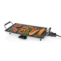 Nedis teppanyaki-paistolevy | 2000 W | 47,5x26,5 cm | musta