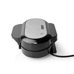 Nedis hampurilaisgrilli | tarttumaton pinta | 1000 W | 230 V | laatat &Oslash; 10,5 cm | hopea/musta