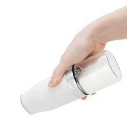 Ade s&auml;hk&ouml;inen suola- ja pippurimylly | automaatti | karkeudens&auml;&auml;t&ouml; | | valkoinen