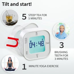 ADE ajastin | valaistu LCD-n&auml;ytt&ouml; | kello | &auml;&auml;ni- ja/tai v&auml;rin&auml;h&auml;lytys