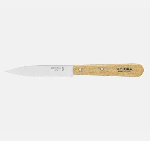 Opinel tomaattiveitsi | sahalaita | py&ouml;kkikahva | ter&auml;n pituus 10 cm