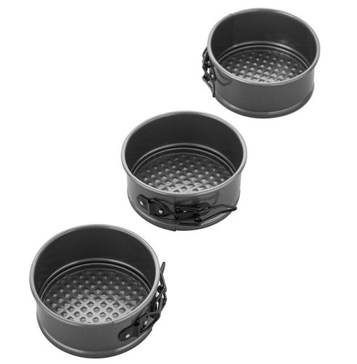 Wilton irtopohjavuoka | pinnoitettu ter&auml;s | korkeus 5,2 cm | &Oslash; 10 cm | 3 kpl/pkt