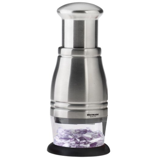 Westmark sipulihakkuri | ter&auml;s | ABS | py&ouml;riv&auml; mekanismi