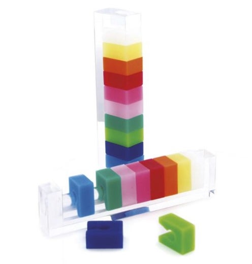 Pulltex Identity lasinmerkkaajat | silikoni | 10 eri v&auml;ri&auml;