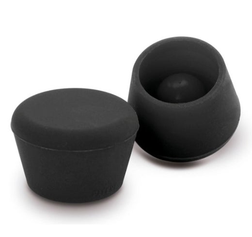 Pulltex viinipullonsulkija | silikoni | 2 kpl/pkt | musta