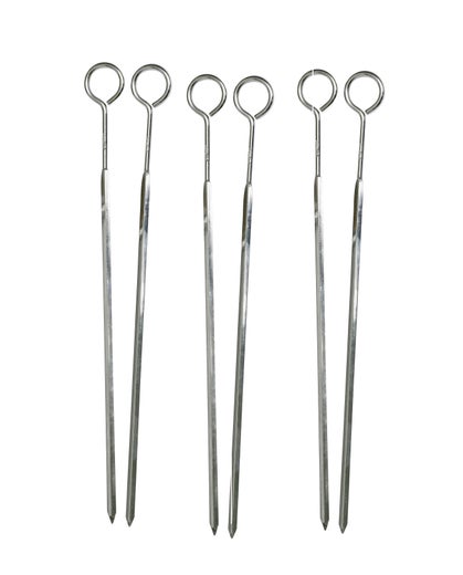 Exxent varrastikut | ter&auml;s | pituus 23 cm | 6 kpl/pkt