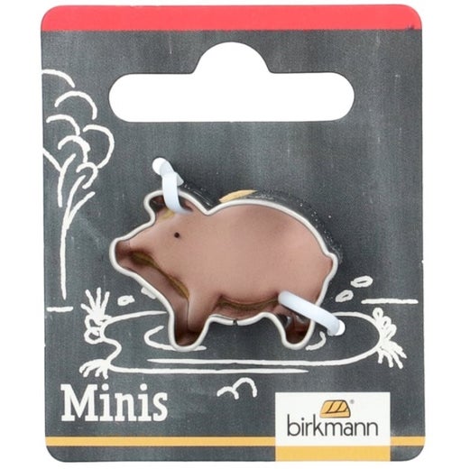 birkmann mini piparkakkumuotti possu | ter&auml;s | koko 2,8 cm