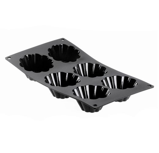 de Buyer brioche muotti | silikoni | korkeus 3,5 cm | 6x &Oslash; 8 cm