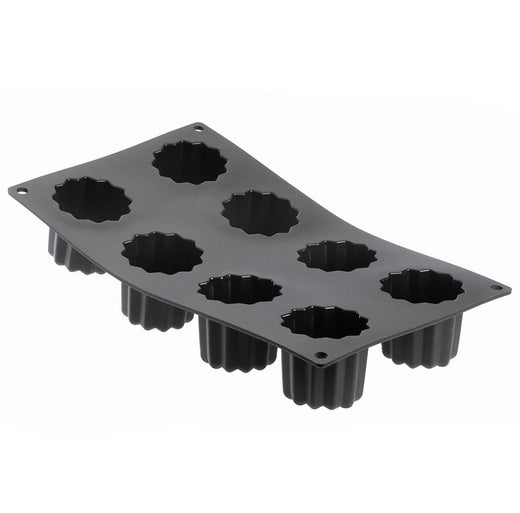 De Buyer Bordelais Canel&eacute; muotti | silikoni | korkeus 5 cm | 8x leivos