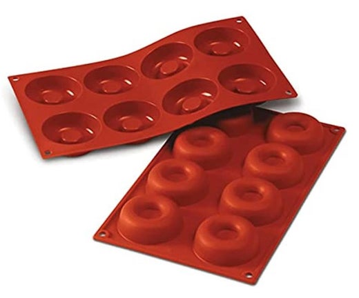 Silikomart savariinimuotti | silikonia | korkeus 2,1 cm | 8x &Oslash; 6,5 cm