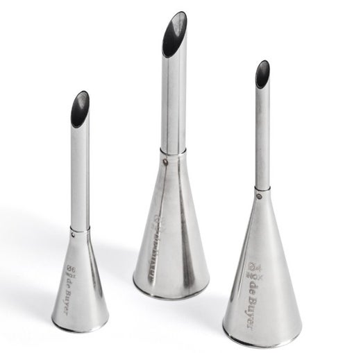 de Buyer t&auml;ytt&ouml; tyllasetti | ter&auml;s | &Oslash; 4, 6 ja 8 mm