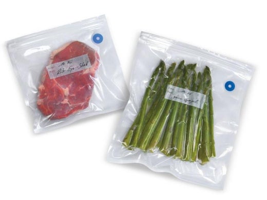 Gefu vakuumipussit | PE-muovi | 4x 22x21 cm | 4x 26x28 cm