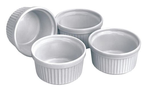 Ibili Souffle-vuoka | lasitettua posliinia | korkeus 5 cm | &Oslash; 9 cm | 4 kpl/pkt