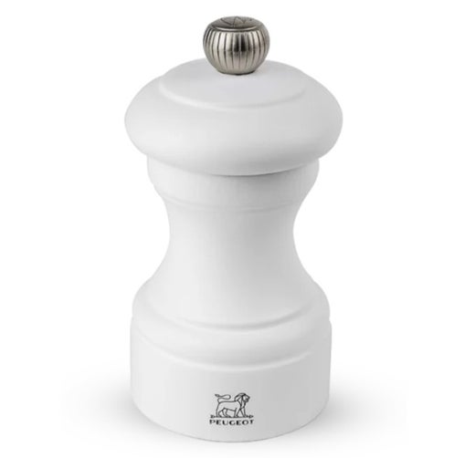 Peugeot Bistro pippurimylly | hiiliter&auml;s koneisto | py&ouml;kki | korkeus 10 cm | valkoinen