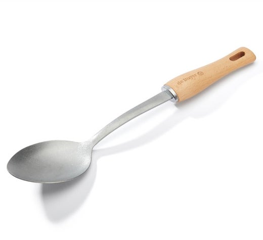 de Buyer Bois tarjoilulusikka | kivipesty ter&auml;s | py&ouml;kkikahva | pituus 33,5 cm