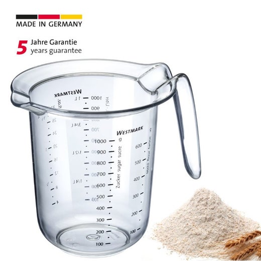 Westmark mittakannu | SAN muovi | mikron kest&auml;v&auml; | 1 L