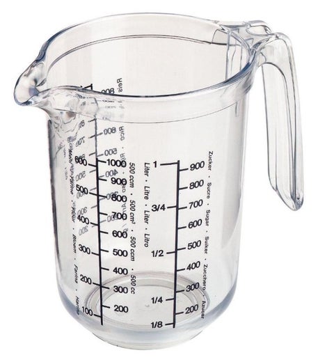 Westmark Gerda mittakannu | SAN muovi | mikron kest&auml;v&auml; | 1 L