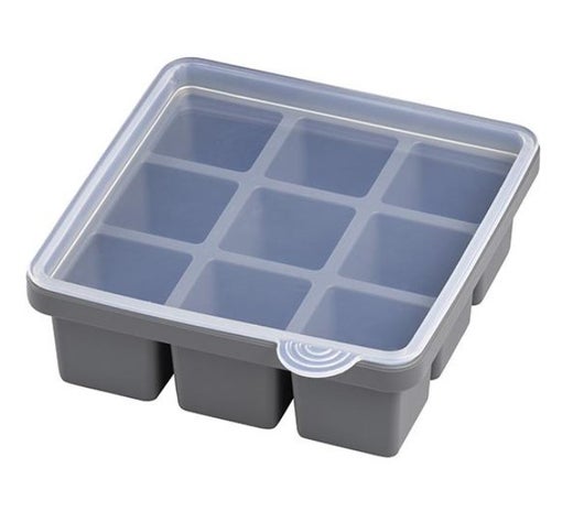 APS j&auml;&auml;palamuotti XL kannella | silikoni | j&auml;&auml;palan koko 4x4 cm | 2 kpl/pkt