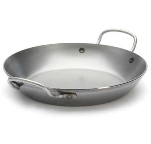 de Buyer Carbone Plus paellapannu | hiiliter&auml;s | 2 kahvaa | &Oslash; 24 cm