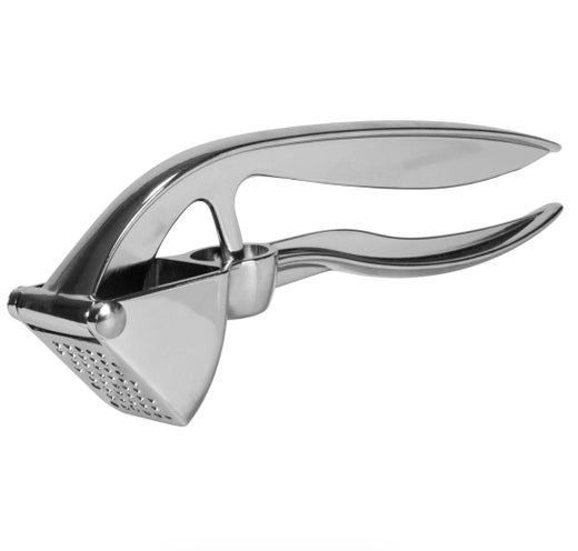 BBM valkosipulipuristin / oliivikiven poistaja | kromattu sinkki | pituus 16 cm