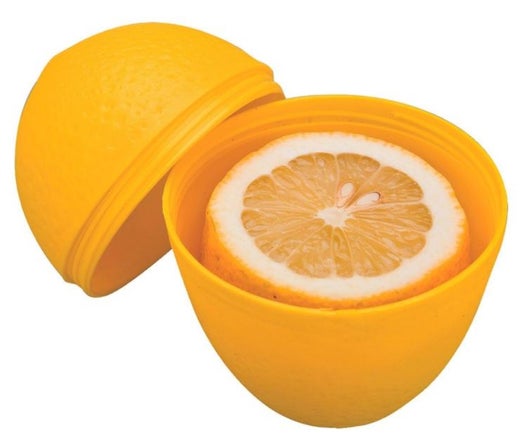 Ibili sitruunan s&auml;ilytysrasia | muovia | 9x10 cm | keltainen