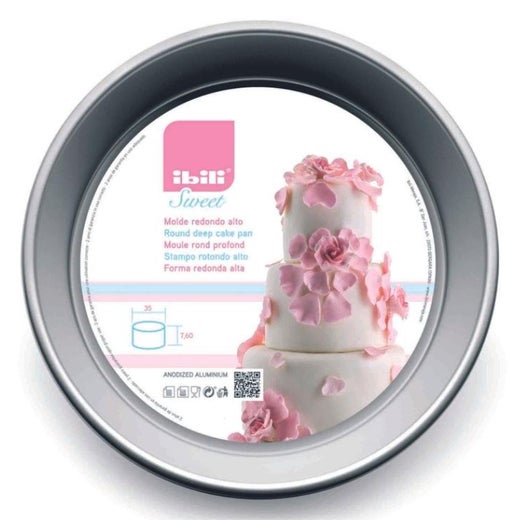 Ibili kakkuvuoka | anonisoitua alumiinia | korkeus 10 cm | &Oslash; 10 cm