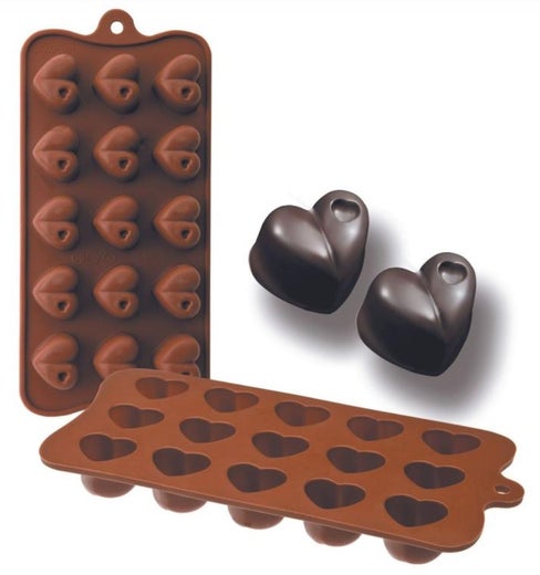 Ibili suklaamuotti | silikoni | 15x syd&auml;n