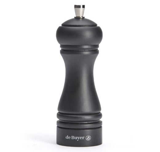 de Buyer Java pippurimylly | hiiliter&auml;s koneisto | py&ouml;kki | korkeus 14 cm | mattamusta