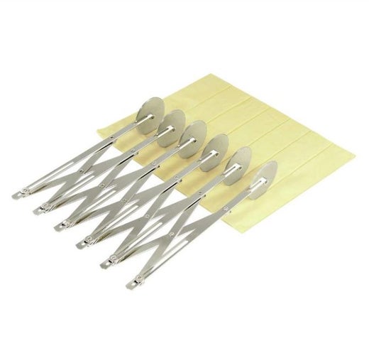 Tellier taikinan sarjaleikkuri | ter&auml;s | s&auml;&auml;dett&auml;v&auml; leikkuuv&auml;li | 6 ter&auml;&auml;